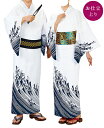 踊り衣裳 お仕立上り浴衣 大印 本絵羽ゆかた 白×濃紺 取り寄せ商品 日本の踊り 掲載 踊り絵羽 稽古 習い事 舞踊 民謡 浴衣 盆踊り《男性用 女性用 メンズ...