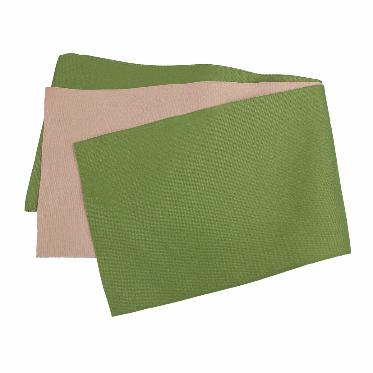 訳あり 浴衣帯 無地（抹茶/ピンクベージュ） 両面リバーシブル レディース 女物 浴衣 ゆかた用帯 ユカタ 半幅帯 単 並尺 360cm 着物 半巾帯 1点のみメール便OK 袴下帯 袴帯