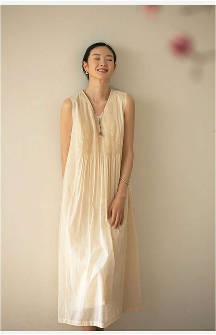 ロングワンピース Vネック レディース 夏 ノースリーブ ワンピース Aライトワンピース ロング丈 フレアワンピース マキシワンピース 袖なし 無地 ロングワンピ 夏ワンピース 体型カバー 無地ワンピース ゆったり カジュアル お洒落 ミモレ丈ワンピース フリル 送料無料