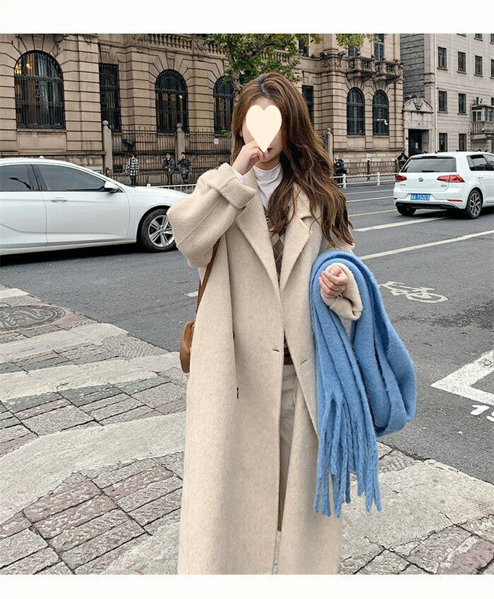 楽天市場】カシミヤ ロングコート（カラーベージュ）（レディース