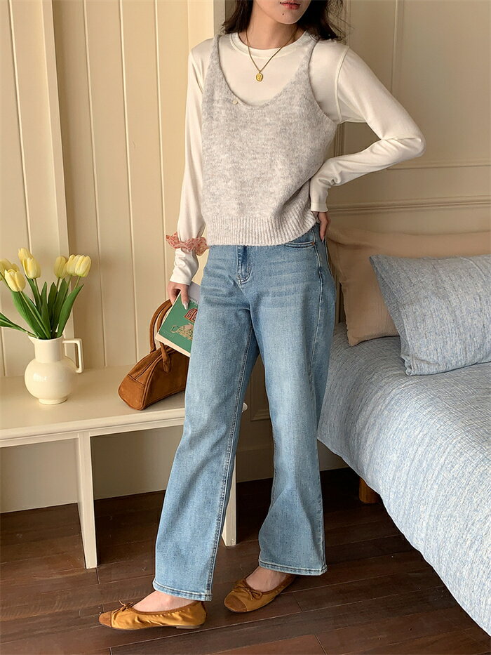 ベスト レディース ニットベスト レイヤード Uネック ショート丈 ビスチェ ニット キャミソール 重ね着 クロシェ ノースリーブ ニットベスト 透かし彫り vネック ニットキャミソール レイヤード風 無地 おしゃれ 柔らかい 体型カバー