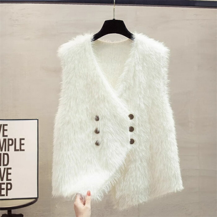 楽天市場】ふわふわ（カラーホワイト）（ベスト・ジレ｜トップス