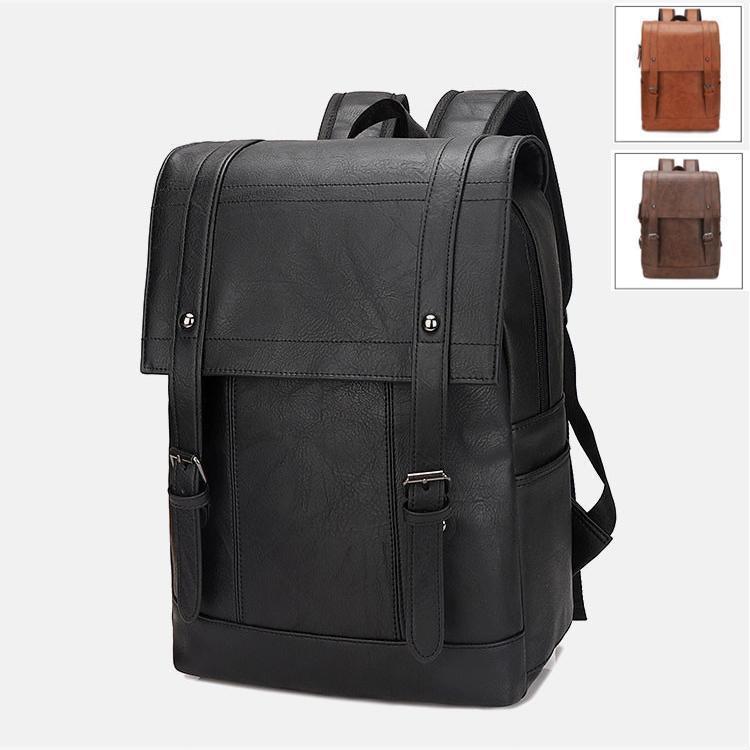 Rucksacks, Day Packs - リュック メンズ リュックサック pu革　デイパック　ビジネス　バックパック　レザー　通勤通学　旅行　出張　アウトドア　自転車鞄　カバン　男女兼用