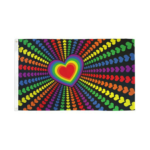 yAJtbOz C{[u tbOy[։zRainbow Love Flag 3~5fti150~90cmj RF-008