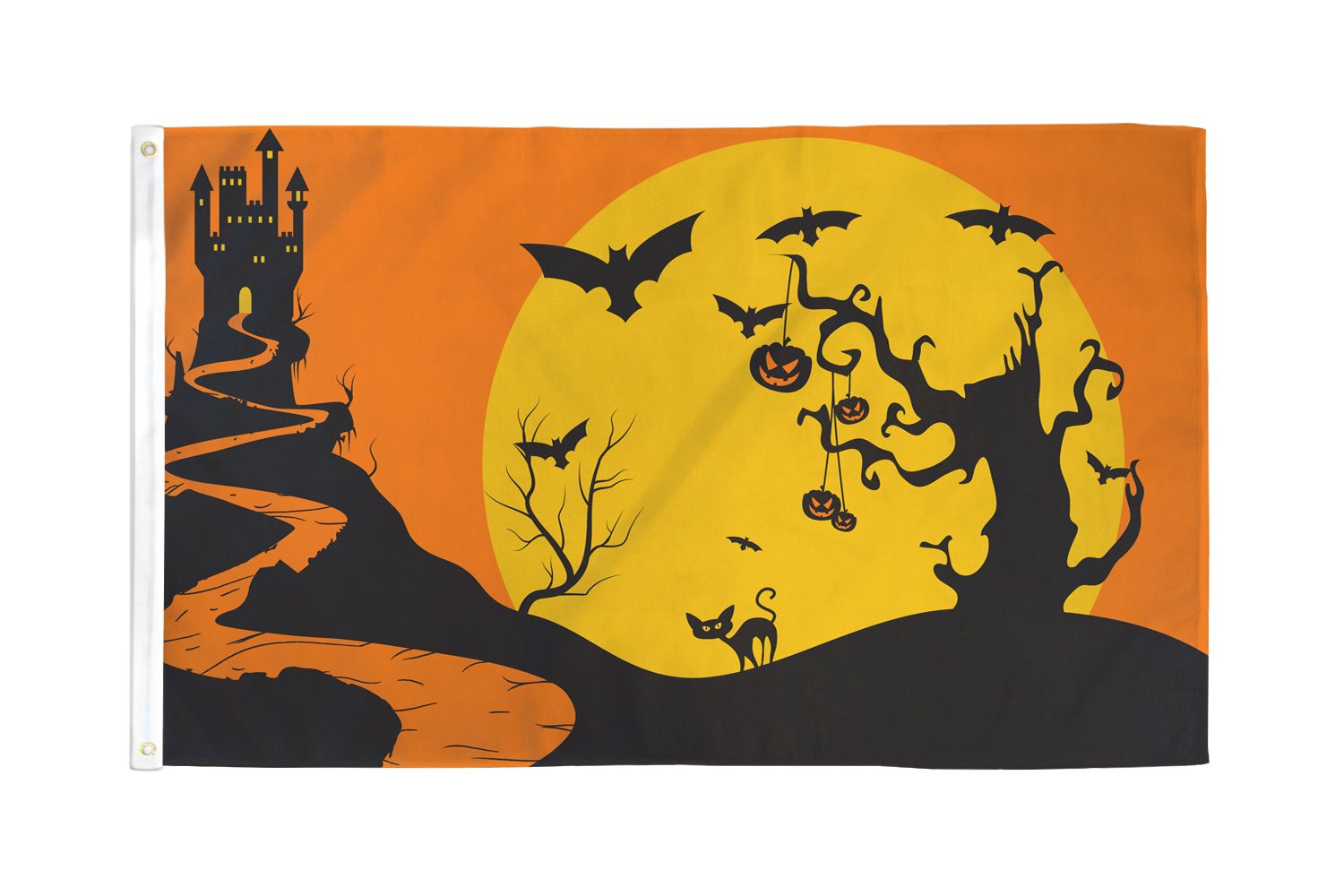  ハロウィン ナイトHalloween Night Flag 3×5ft（150×90cm） HPF-HWEENNIGHT