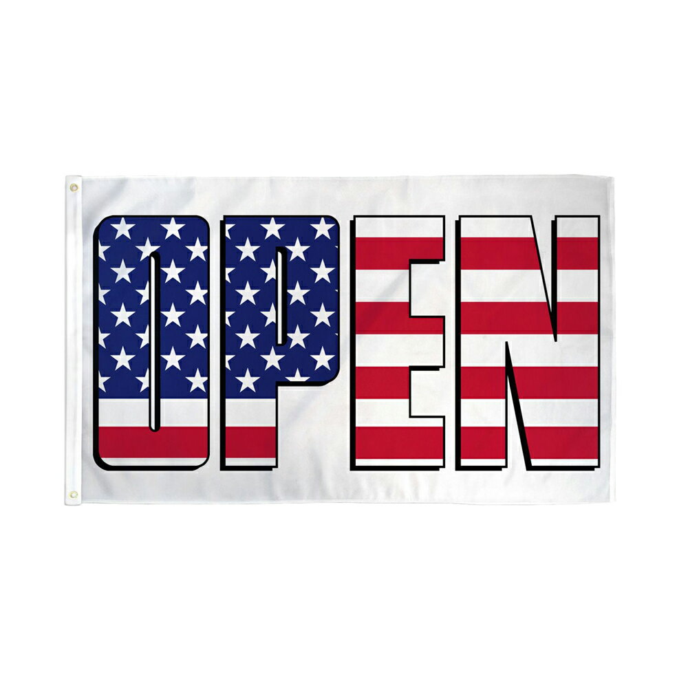 AEgbg yAJtbOz OPEN AJ tbOy[։zOpen (USA) Flag 3~5fti150~90cmj MS-OPENUSA