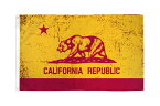 【アメリカンフラッグ】 カリフォルニア（レッド＆ゴールド） 3×5ft（150×90cm） アメリカ州旗 【メール便可】 California Flag REDGOLDCALI35