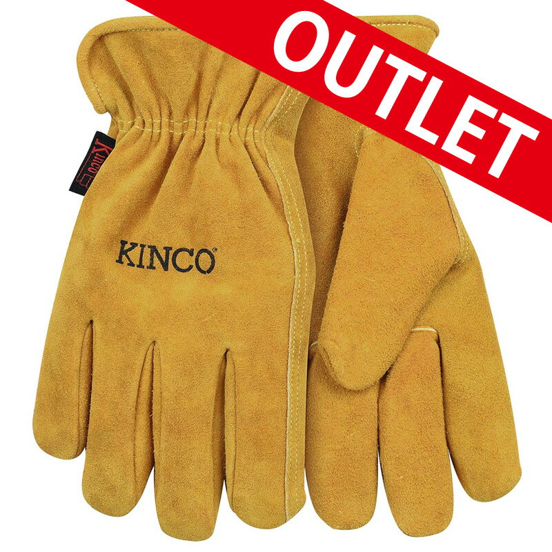 アウトレット KINCO-GLOVE Cowhide Driver Gloves キンコグローブ50 耐熱手袋 レザーグローブ 皮