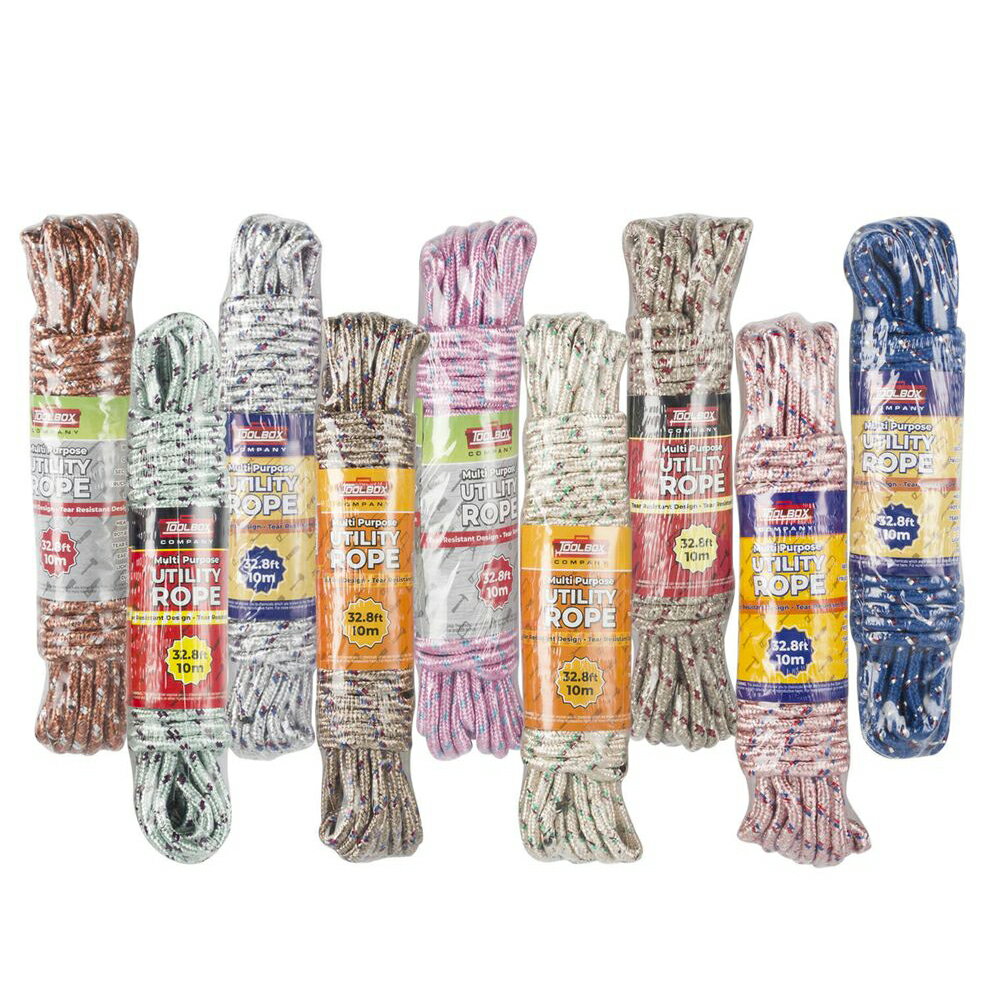 TOOL BOX COMPANY ユーティリティーロープ アソートカラー 4S-60077