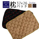 テラヘルツ 枕パッド 37cm×26cm テラヘルツ鉱石 さざれ 300g入り ブラック キャメル Pillow pad ピロー チェアマット 室内マット チェアパッド 人工 安眠 快眠 terahertz wave テラヘルツ波 枕 パッド シート 犬 猫 ペット 送料無料 M便 1/1