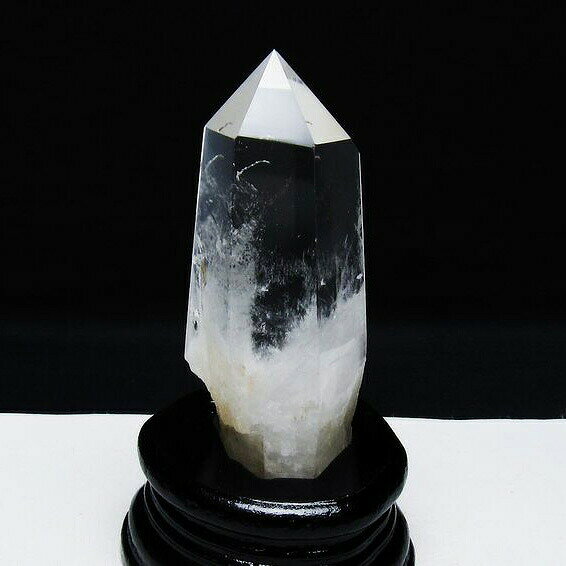 クリスタル水晶ポイント置物 黒台座付き 楽天市場】水晶 ポイント 天然石 六角柱 台座付属 好きな商品が選べる