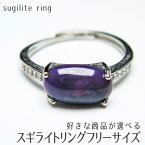 スギライト リング フリーサイズ 指輪 好きな商品が選べる sugilite ring 杉石 一点物 メール便可 [M便 1/20]