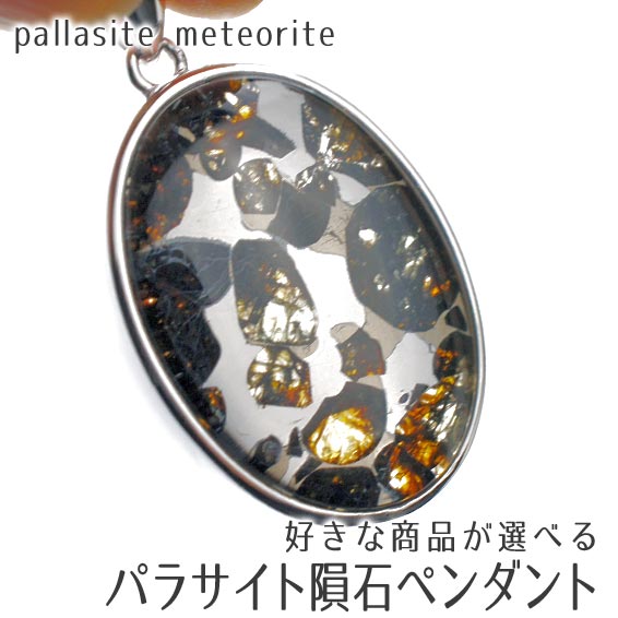 パラサイト 隕石 ペンダント 好きな商品が選べる ペンダントトップ pallasite meteorite pendant メテオライト パワーストーン 天然石 一点物 送料無料