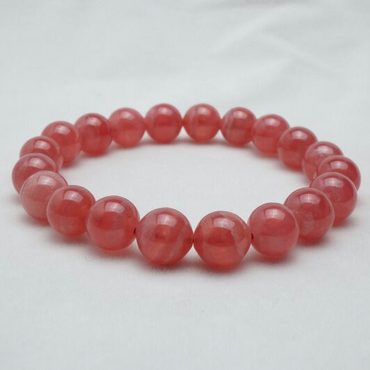 ＼P5倍＆最大2,000円OFF／ インカローズ ブレスレット 9mm ロードクロサイト 菱マンガン鉱 ブレス inca rose インカの薔薇 天然 メンズ レディース 一点物 111-509