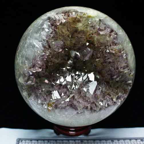 6.5Kg アメジスト 笑口丸玉 ブラジル産|水晶玉 置物 ジオード 紫水晶 アメシスト スフィア 原石 amethyst インテリア 水晶球 玉|浄化 魔よけ...