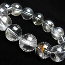 プラチナルチルクォーツ ブレスレット 16mm プラチナルチル ブレス bracelet ブルッカイトインクォーツ メンズ レディース パワーストーン 天然石 ...
