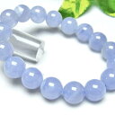 ブルーレースアゲート ブレスレット 12mm アゲート ブレス blue lace agate bracelet メノウ メンズ レディース ランダム発送 メー...