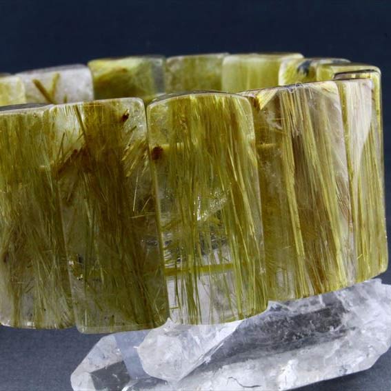 タイチンルチル バングル ルチルクォーツ rutilelated quartz bangle メンズ レディース ブレスレット 天然 タイチンルチルクォーツ 一...