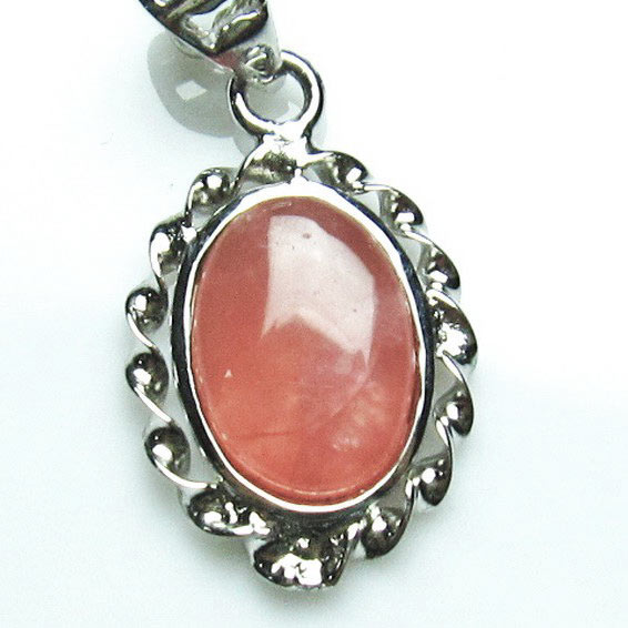 インカローズ ペンダント ロードクロサイト ペンダントトップ inca rose インカの薔薇 pendant 一点物 ..