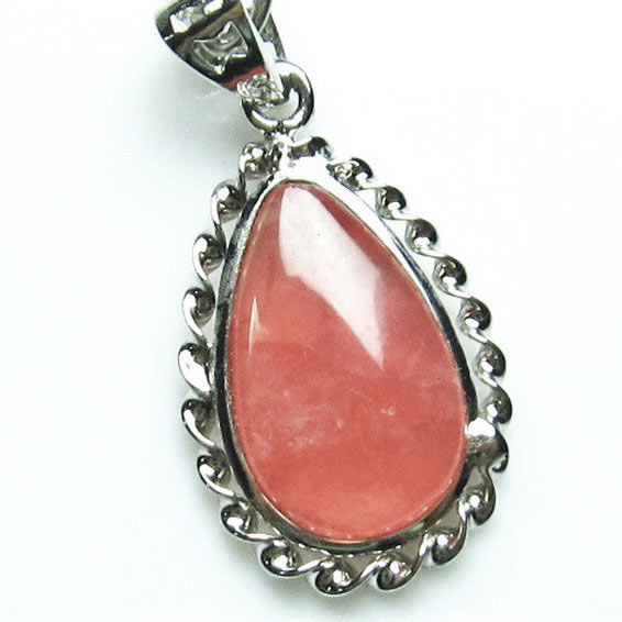 インカローズ ペンダント ロードクロサイト ペンダントトップ inca rose インカの薔薇 pendant 一点物 送料無料 212-208