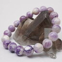 ティファニーストーン ブレスレット 10mm ブレス bracelet オパライズドフローライト Tiffany stone メンズ レディース 一点物 [送料...