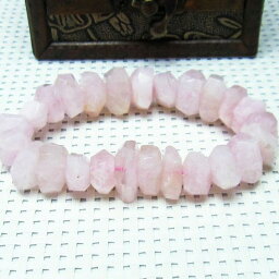 モルガナイト ブレスレット ローズベリル ブレス モルガン石 Morganite Bracelet メンズ レディース 一点物 [送料無料] 111-2736