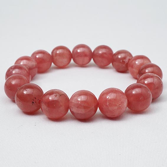 インカローズ ブレスレット 12mm inca rose インカの薔薇 ロードクロサイト 菱マンガン鉱 ブレス 天然 メンズ レディース 一点物 送料無料 11...