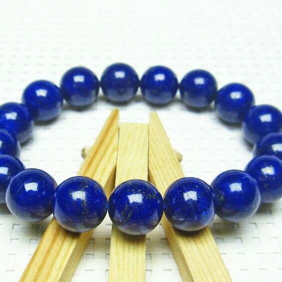 クーポンで最大1,000円OFF ラピスラズリ ブレスレット 12mm lapis lazuli 瑠璃 Bracelet ブレス 七宝 幸運 お守り メンズ レディース 一点物 [送料無料] 111-3202