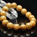 \18日はポイント5倍/ ルチルクォーツ ブレスレット 13mm rutilated quartz ゴールドルチル ブレス 金運 風水 開運 ルチレイテッドクォ...