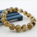 \18日はポイント5倍/ プラチナルチルクォーツ ブレスレット 12mm プラチナルチル ブレス 針入り水晶 rutilated quartz メンズ レディー...