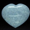ブルーカルサイト ハート 置物 Calcite 方解石 原石 一点物 155-96