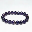 アメジスト ブレスレット 10mm アメシスト ブレス amethyst 紫水晶 Quartz Bracelet メンズ レディース アクセサリー 一点物 メール便可 M便 1/10 111-14560