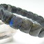 ラブラドライト バングル labradorite bangle ラブラドル長石 曹灰長石 メンズ レディース 一点物 メール便可 [M便 1/10] 111-15238