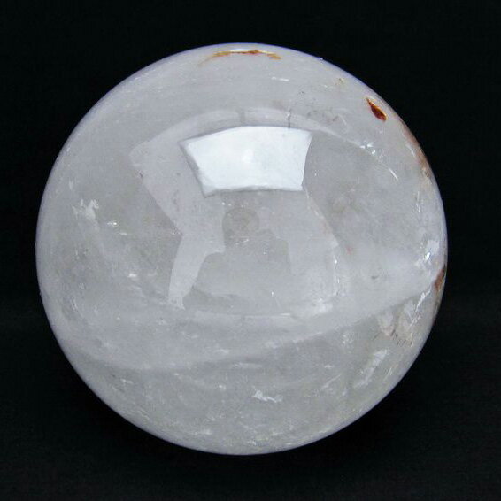 4.8Kg 水晶 丸玉 スフィア 154mm crystal quartz 丸 ornament 水晶玉 すいしょう 地鎮祭 天然石 一点物 送料無料 161-337