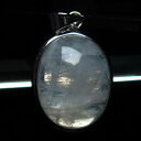 ムーンストーン ペンダント Moonstone Pendant 月長石 ペンダントトップ 長石 フェルドスパー メンズ レディース 一点物 メール便可 [M便 1/20] 112-3563