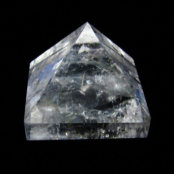 水晶 置物 ピラミッド 原石 Crystal Quartz 透明 クリスタル Pyramid ロッ...