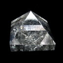 水晶 ピラミッド 置物 ロッククリスタル Pyramid 透明 クリスタル 原石 Crystal Quartz 浄化 開運 天然 水晶 一点物 145-511