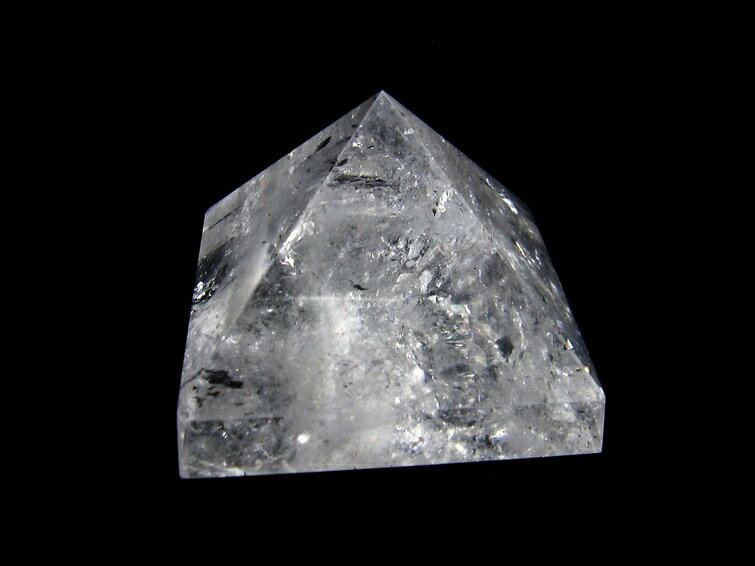 水晶 ピラミッド 置物 クリスタルクォーツ Crystal quartz 水晶 原石 pyramid 開運 風水 浄化 浄化用水晶 一点物 145-558 2
