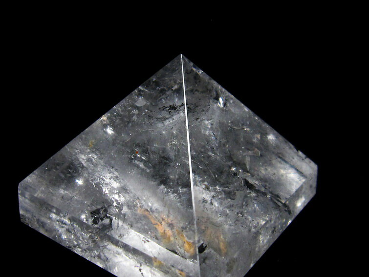 水晶 ピラミッド 置物 クリスタルクォーツ Crystal quartz 水晶 原石 pyramid 開運 風水 浄化 浄化用水晶 一点物 145-558 3