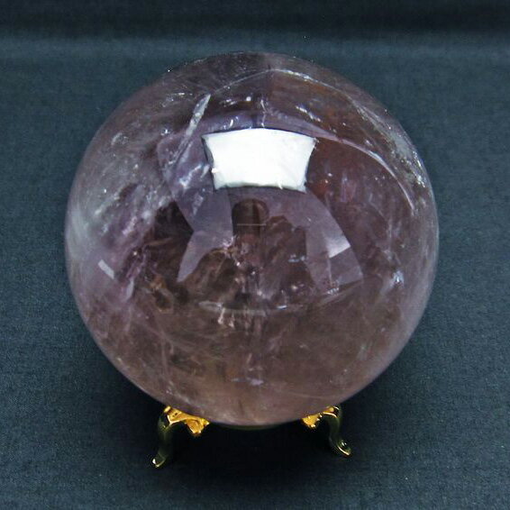 アメジスト 丸玉 75mm 台座付属 紫水晶 スフィア amethyst アメシスト 原...