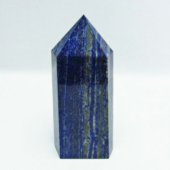 ラピスラズリ 六角柱 lapis lazuli ポイント 瑠璃 原石 ornament インテリア 置物 メンズ レディース 一点物 152-1494