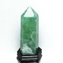 \18日はポイント5倍/ 1.4Kg フローライト 六角柱 蛍石 グリーンフローライト 螢石 原石 fluorite 置物 ほたる石 インテリア メンズ レディ...