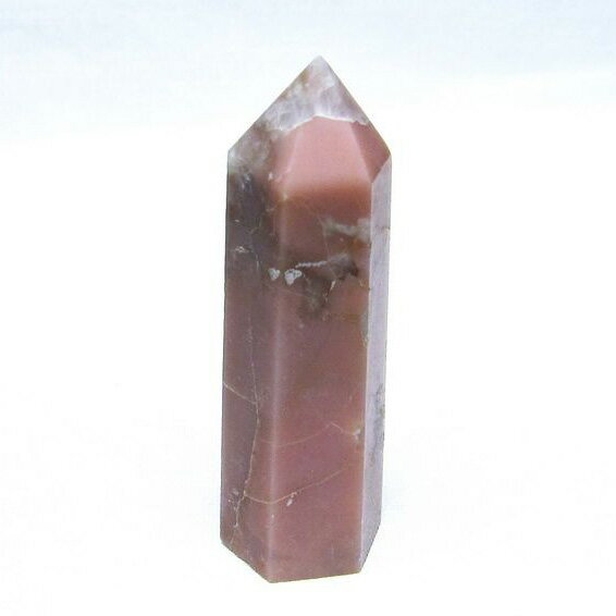 オパール 六角柱 コモンオパール 蛋白石 原石 置物 opal ピンクオパール インテリア メンズ レディース 一点物 142-4262