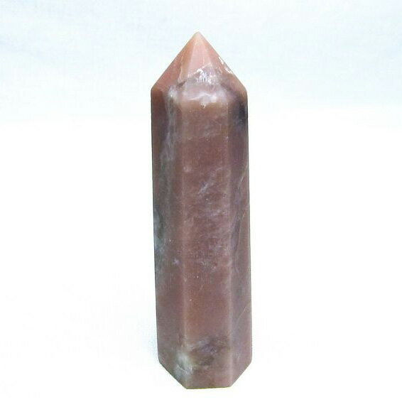 オパール 六角柱 コモンオパール 蛋白石 原石 置物 opal ピンクオパール インテリア メンズ レディース 一点物 142-4268