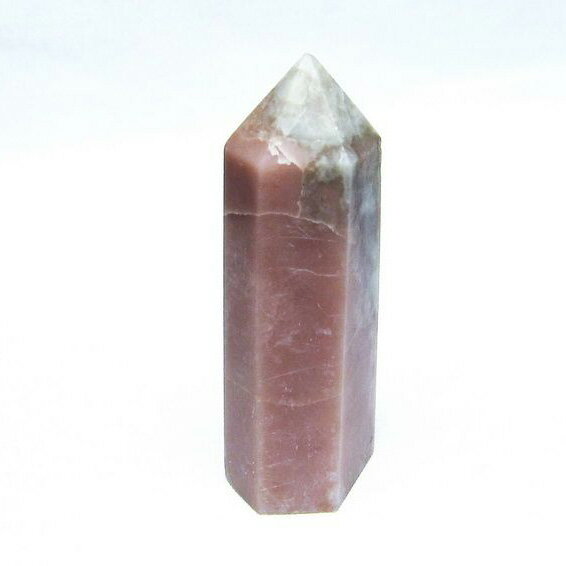 オパール 六角柱 コモンオパール ピンクオパール opal 蛋白石 原石 置物 インテリア メンズ レディース 一点物 142-4270