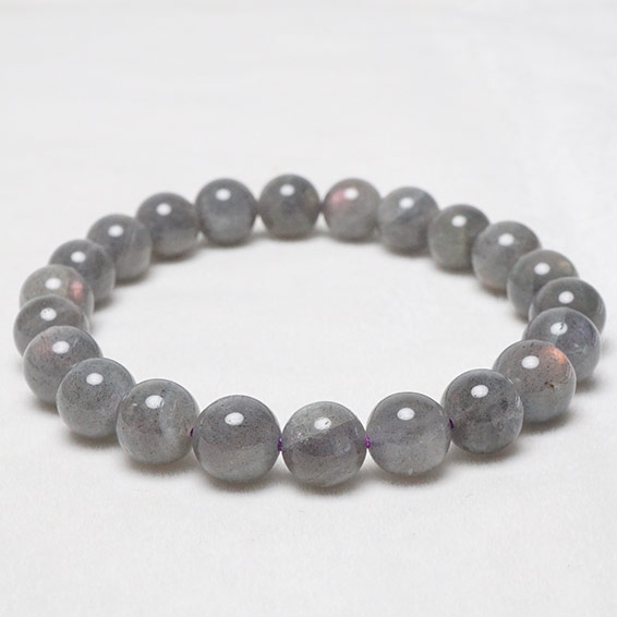 ラブラドライト ブレスレット 9mm bracelet 一点物 メール便可 [M便 1/10] 111-25144