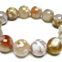 チェリーブロッサムアゲート ブレスレット 13mm 瑪瑙 メノウ ブレス 桜メノウ Cherry Blossom Agate Bracelet メンズ レディー...