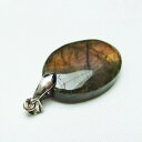 ラブラドライト ペンダント Labradorite Pendant ペンダントヘッド 曹灰長石 ペンダントトップ メンズ レディース 一点物 メール便可 [M便...