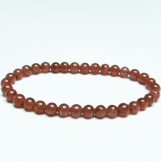 ＼P5倍＆最大2,000円OFF／ インカローズ ブレスレット 6mm ロードクロサイト bracelet 菱マンガン鉱 ブレス inca rose インカの薔薇 メンズ レディース 一点物 メール便可 [M便 1/10] 111-27417