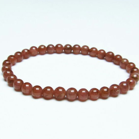 ＼P5倍＆最大2,000円OFF／ インカローズ ブレスレット 6mm 菱マンガン鉱 inca rose インカの薔薇 bracelet ロードクロサイト ブレス メンズ レディース 一点物 メール便可 [M便 1/10] 111-27440